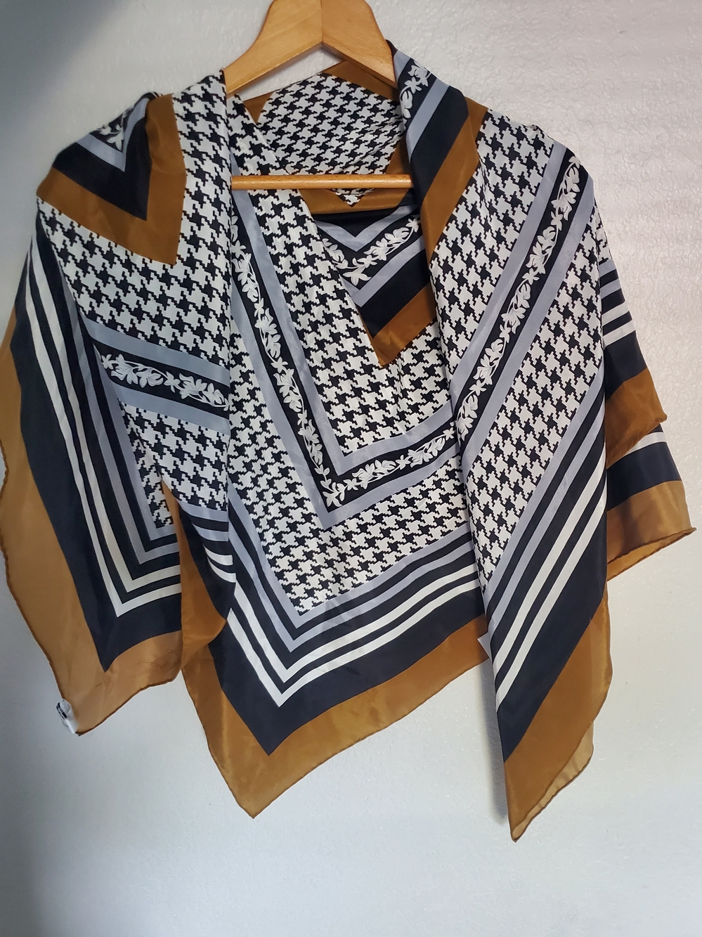 100% Silk Large Scarf